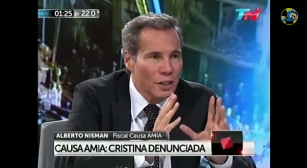 Alberto Nisman at his final televised interview, 14 January 2015. Credit Youtube