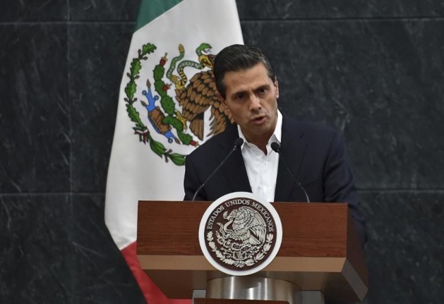 Enrique Peña Nieto, le 29 octobre 2014. Yuri Cortez / AFP